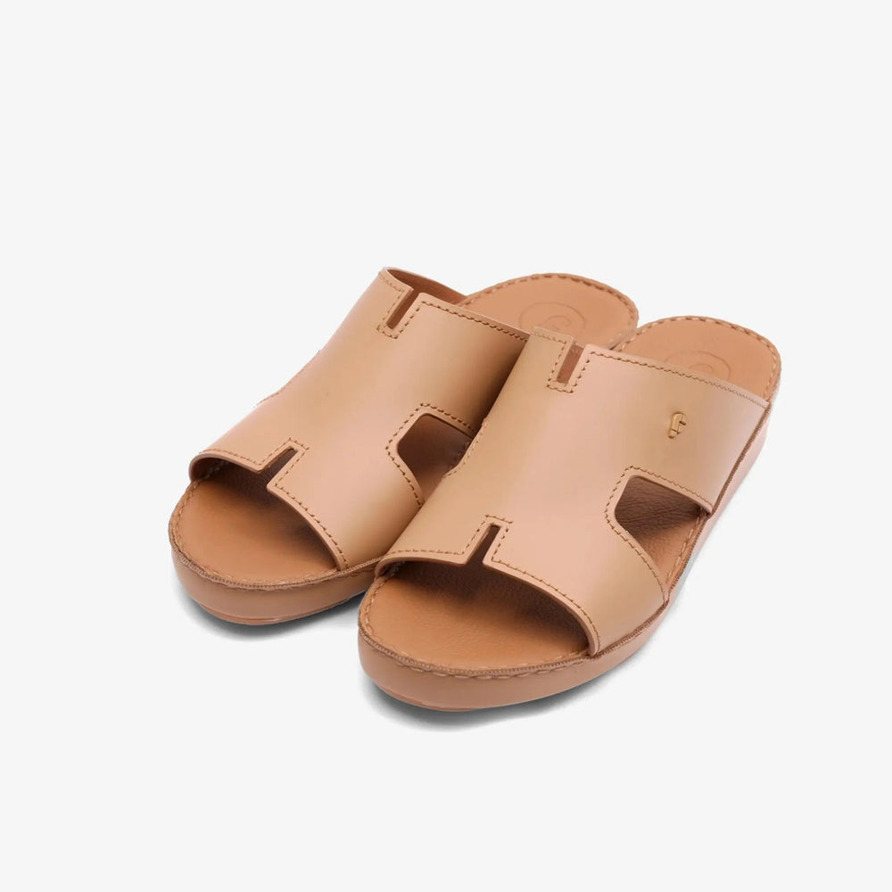 FARADA DAVINCI BANI MENS ARABIC SANDALS NATURAL - Farada