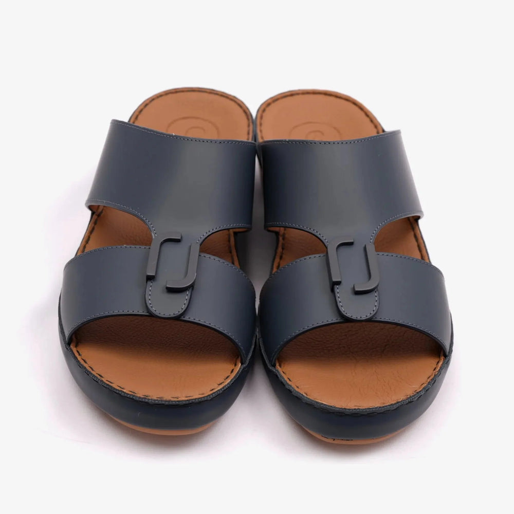 MATTE CLASSIC DAVINCI ARABIC SANDALS NAVY - Farada