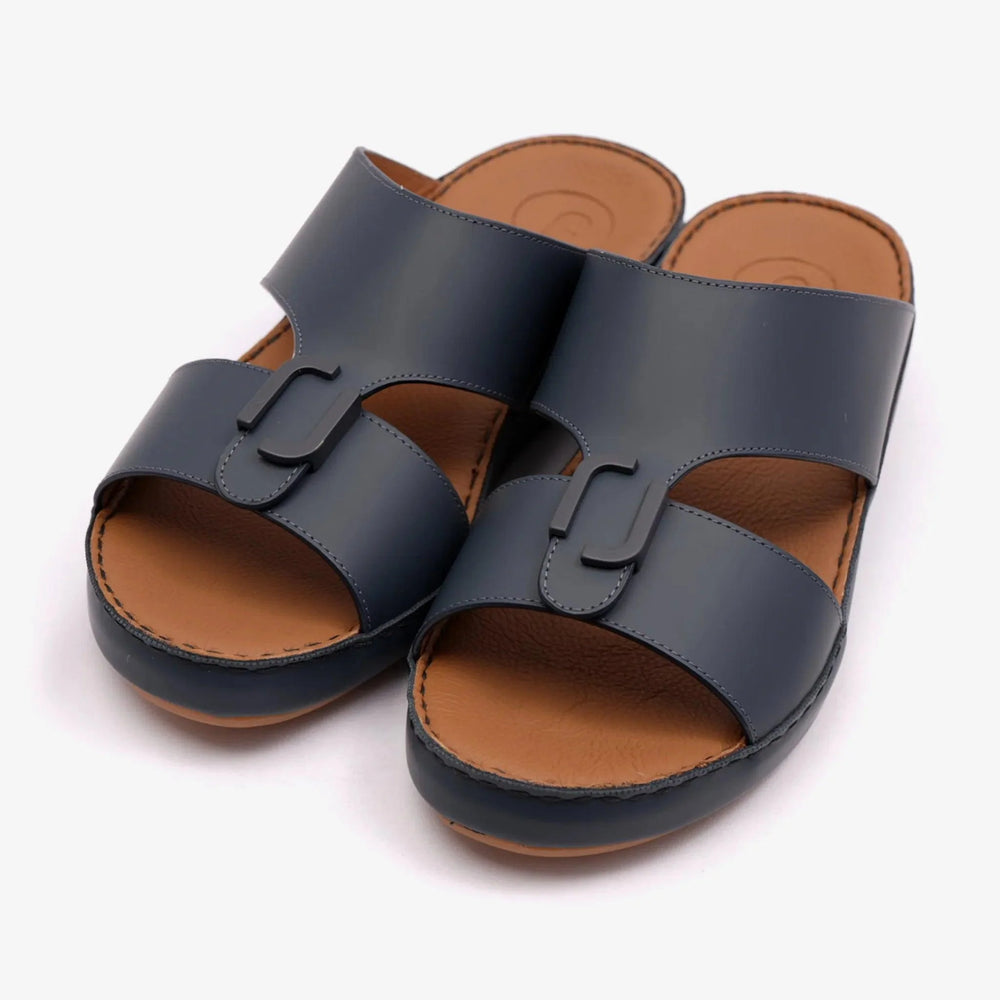 MATTE CLASSIC DAVINCI ARABIC SANDALS NAVY - Farada