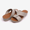 DAVINCI TIMELESS UNLINED HAMMERED CLASSIC ARABIC SANDALS BEIGE