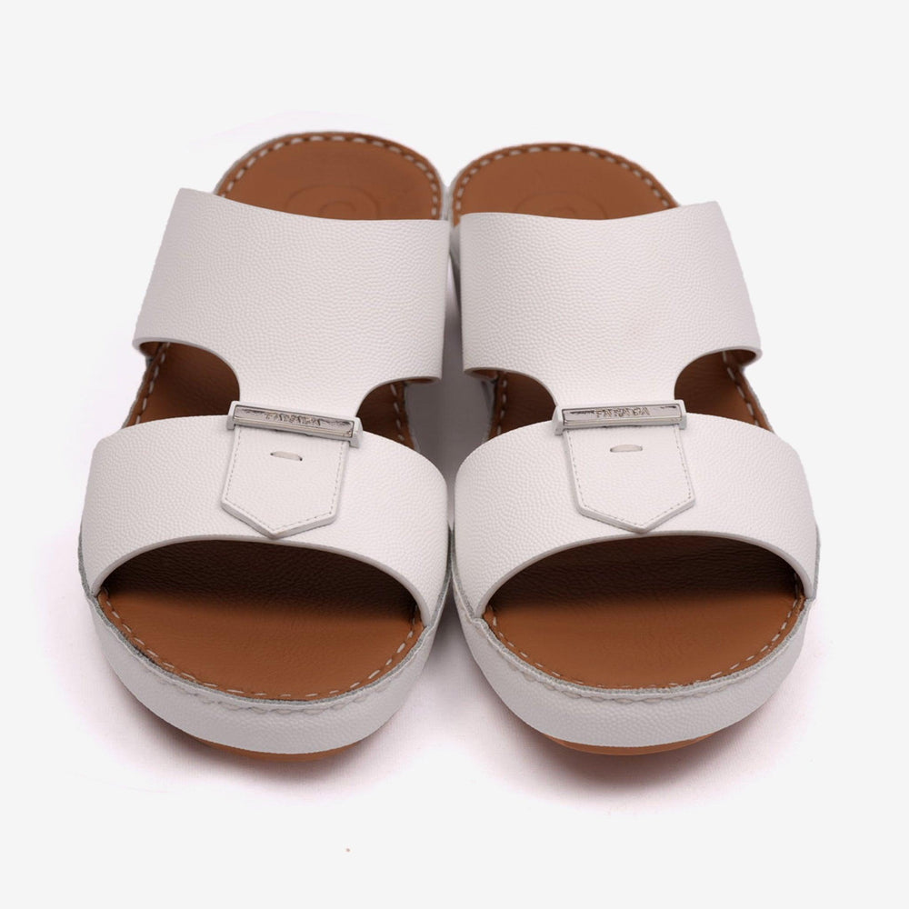 FARADA CLASSIC MENS ARABIC SANDALS WHITE - Farada