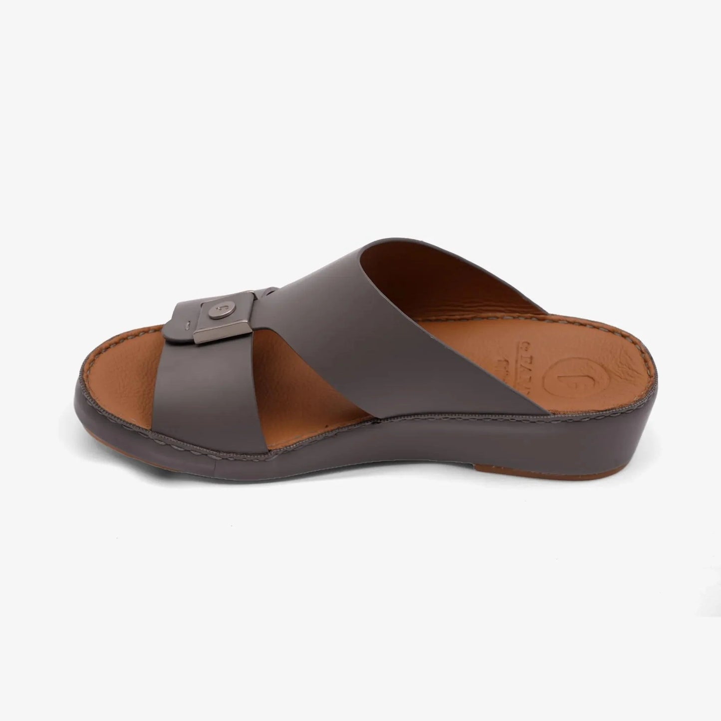 FARADA MODERN CLASSIC MATTE LEATHER ARABIC SANDAL SCHIST - Farada