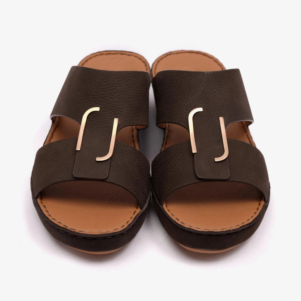 CLASSIC NAPPA PUCCINI MEN ARABIC SANDALS BROWN