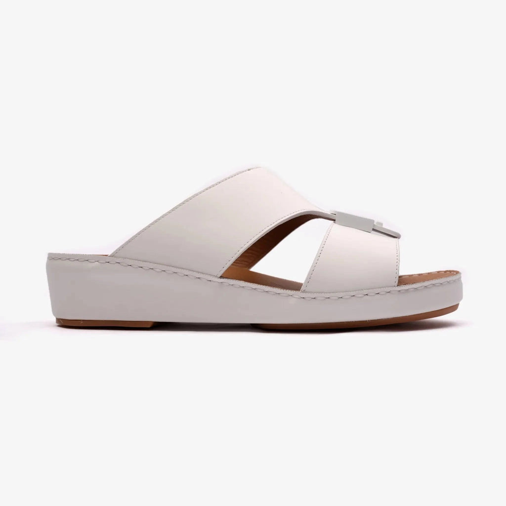 MATTE CLASSIC DAVINCI ARABIC SANDALS OPTIC-WHITE