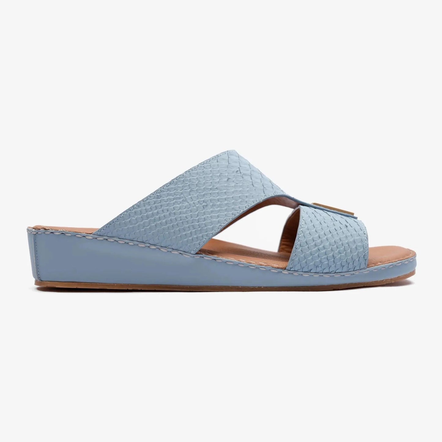 DESIGNER PITONE VENEZIANO ARABIC SANDALS SKY-BLUE - Farada