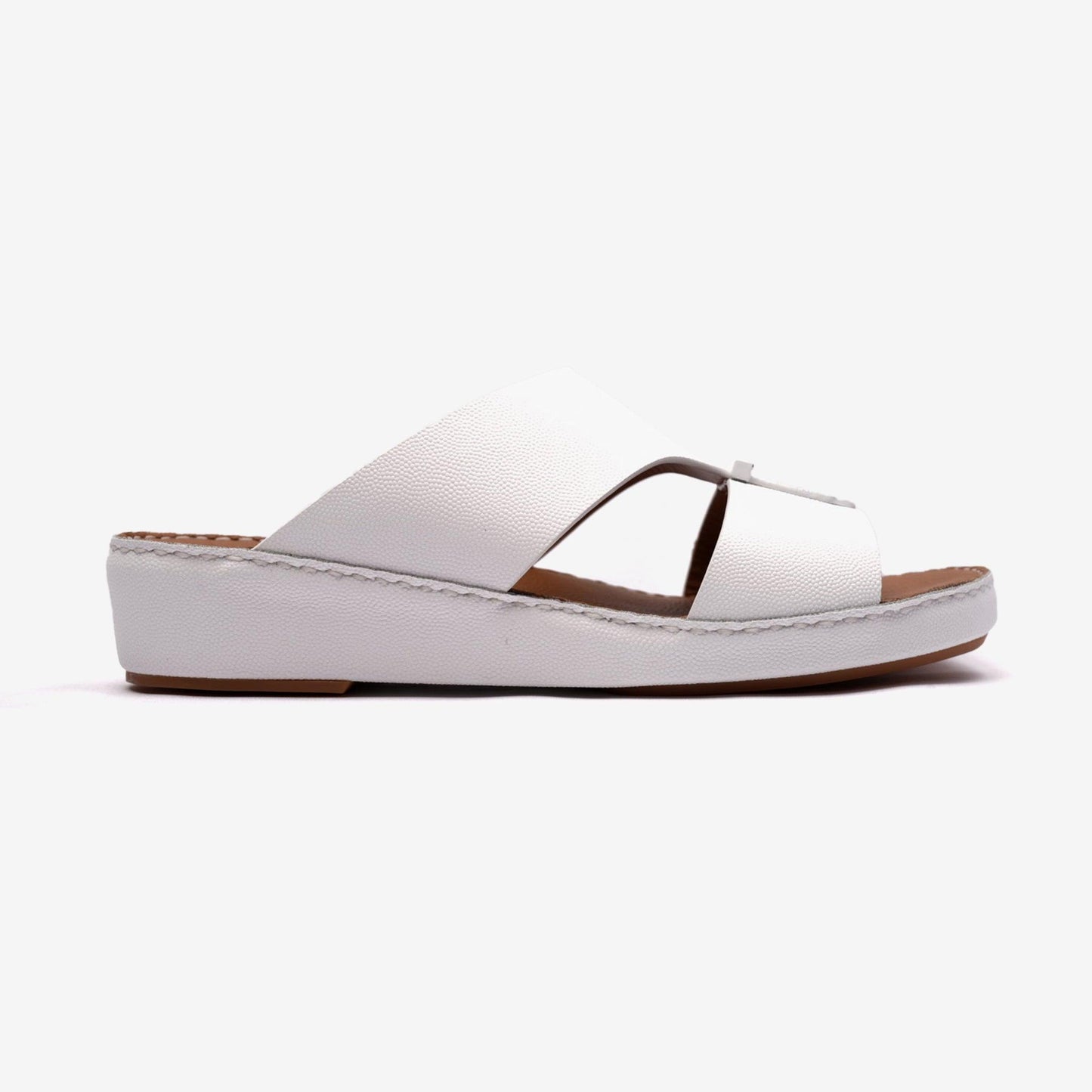 FARADA CLASSIC MENS ARABIC SANDALS WHITE - Farada