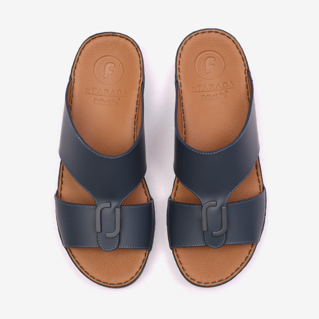 MATTE CLASSIC DAVINCI ARABIC SANDALS NAVY