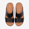 MATTE CLASSIC DAVINCI ARABIC SANDALS BLACK