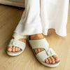 FARADA MENS UNIQUE TEXTURED WITH T-STAP SANDALS COLD