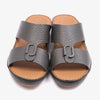 DAVINCI TIMELESS UNLINED HAMMERED CLASSIC ARABIC SANDALS ASFALTO