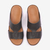 DAVINCI TIMELESS UNLINED HAMMERED CLASSIC ARABIC SANDALS ASFALTO