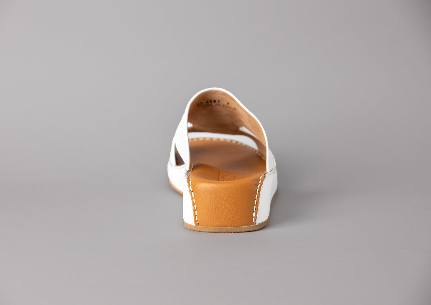 Nicolo White Crumb Arabic Sandal (4081AA)