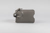 Dark Grey Leather Identifier Luggage Tag (6186MC)