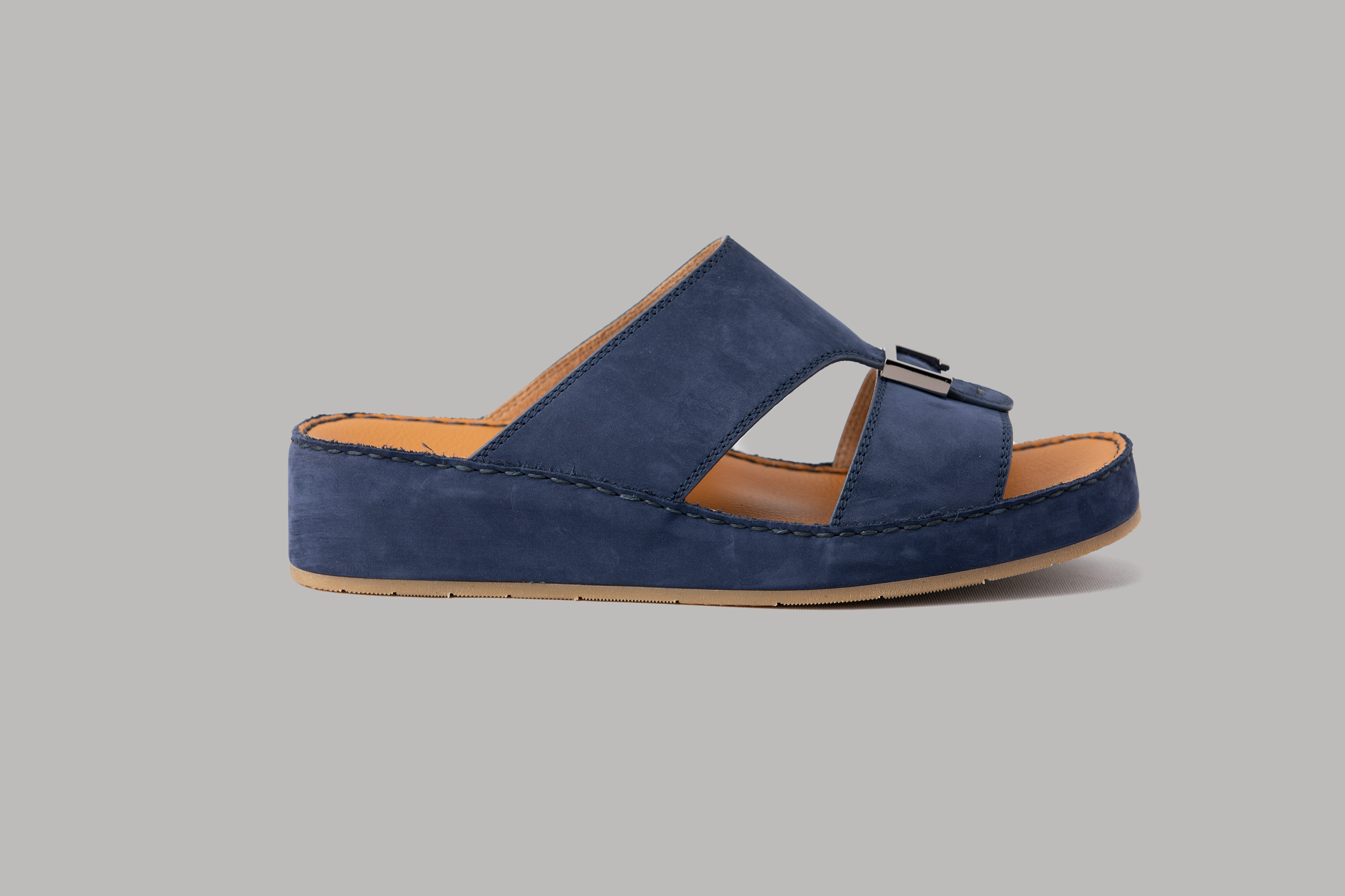 CB Nubuck Blue Arabic Sandal ( 4072HA)
