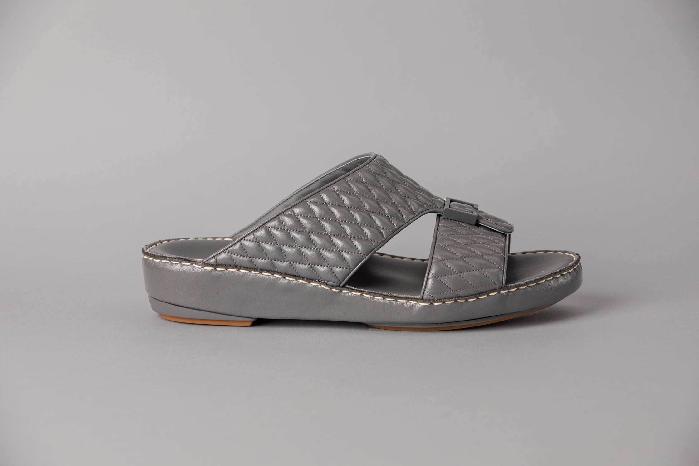 Diamond Dark Grey Arabic Sandal (4061DA)