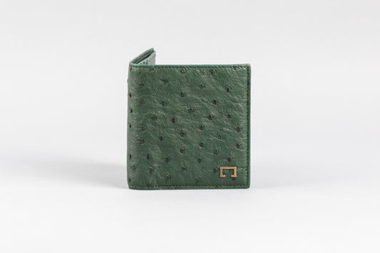 Forest Green Ostrich Wallet (510OS)
