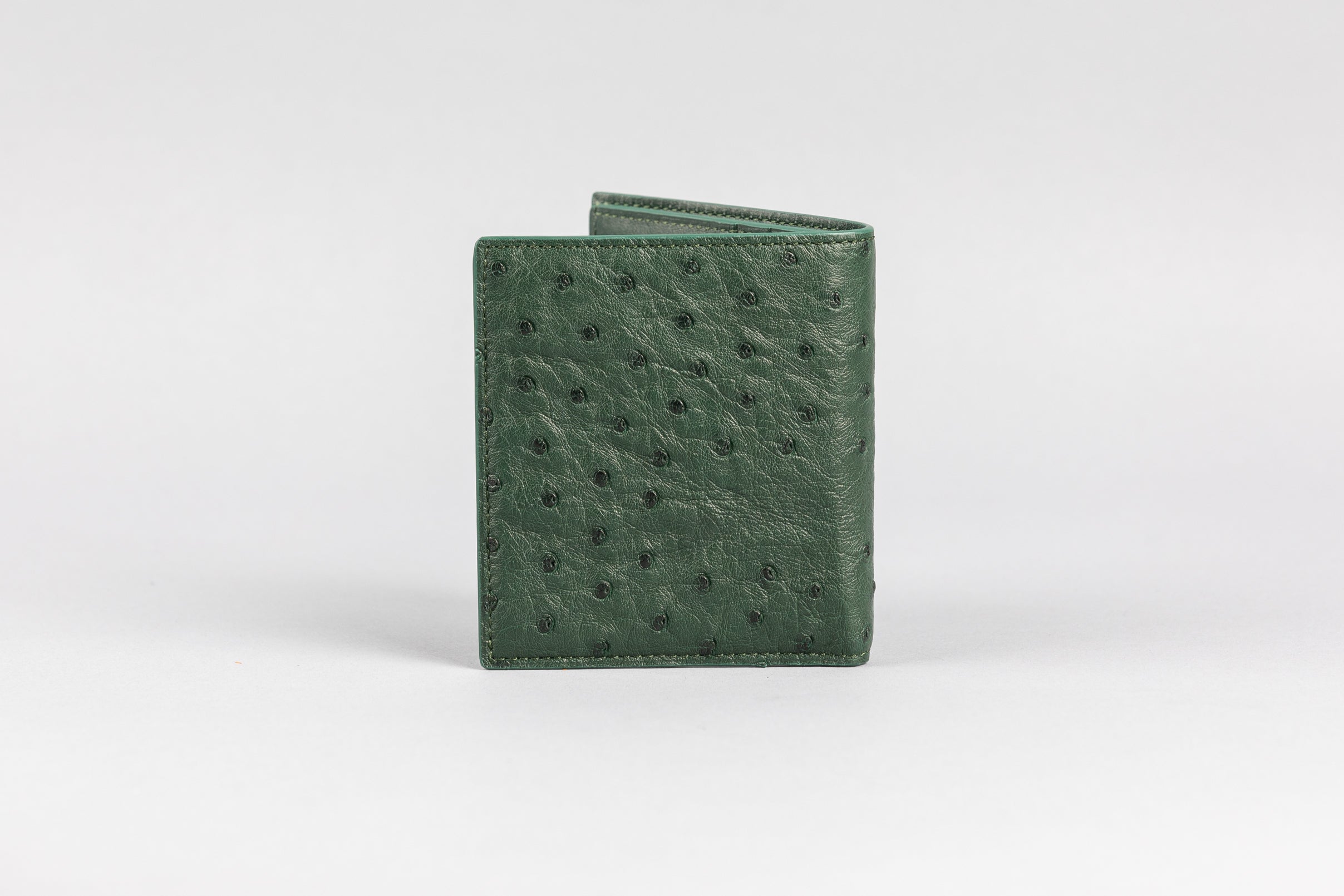 Forest Green Ostrich Wallet (510OS)
