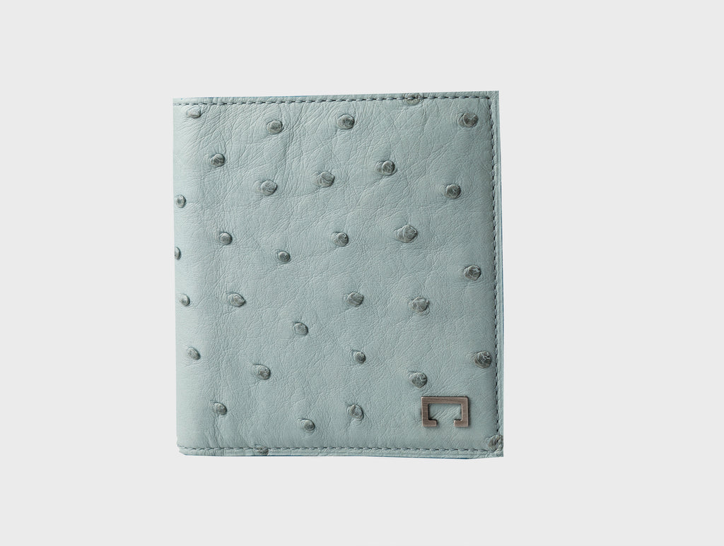 Sky Blue Ostrich Wallet (510OS)