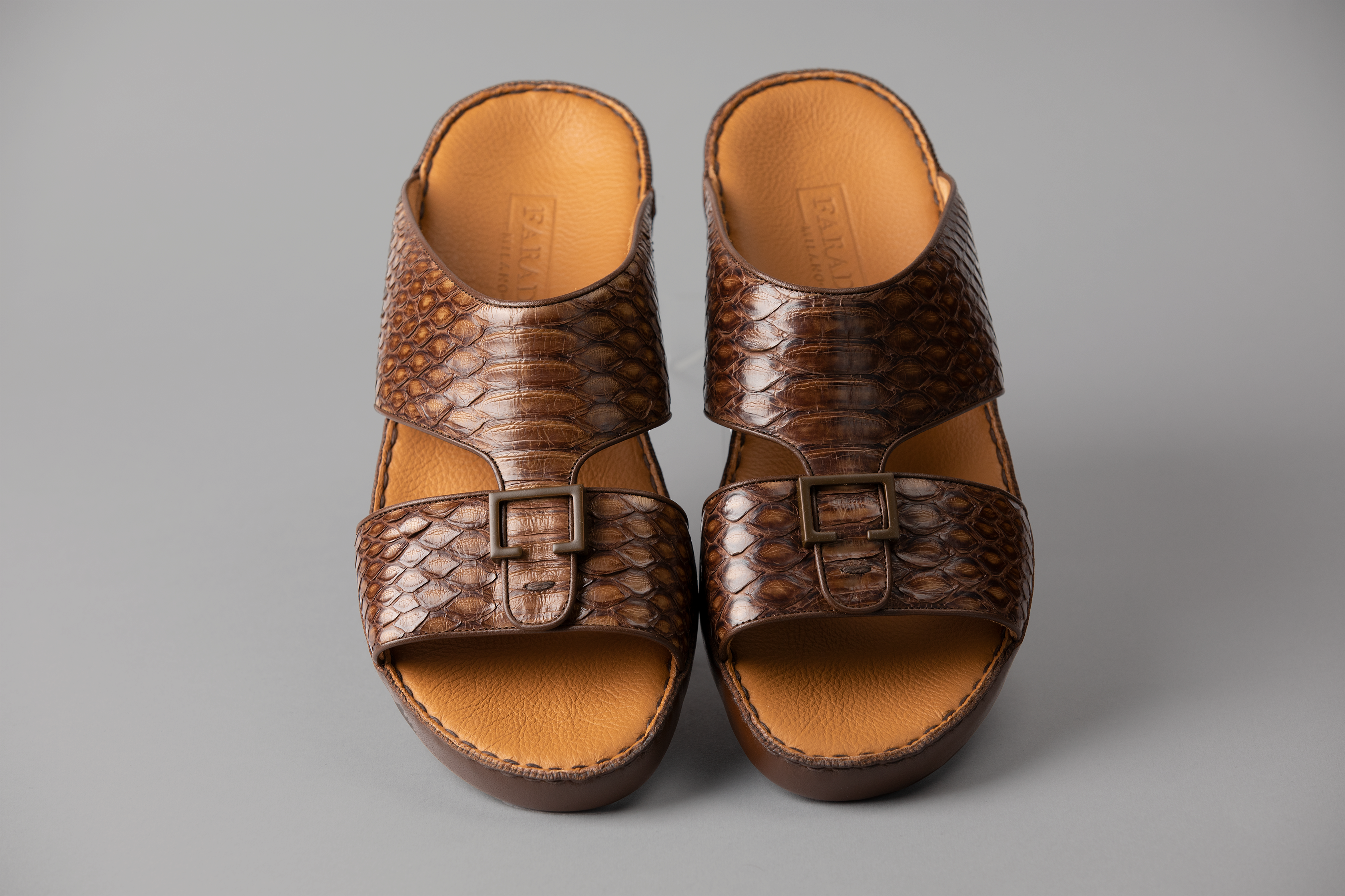 Gold cheap arabian sandal