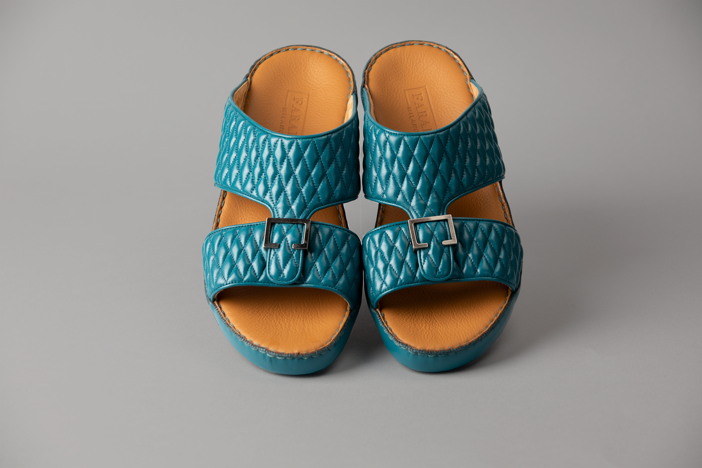 Diamond Turquoise Arabic Sandal (4061PDC)