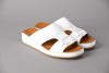 Nicolo White Crumb Arabic Sandal (4081AA)