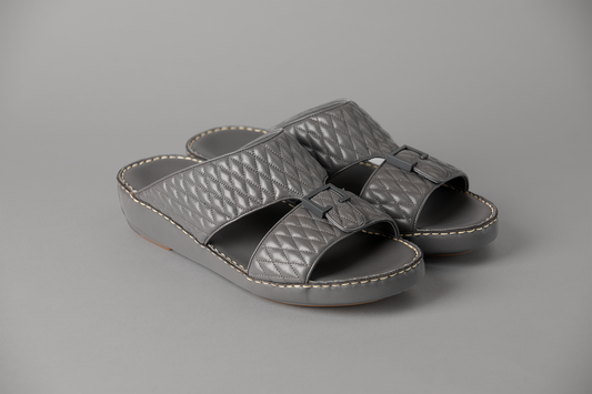 Diamond Dark Grey Arabic Sandal (4061DA)